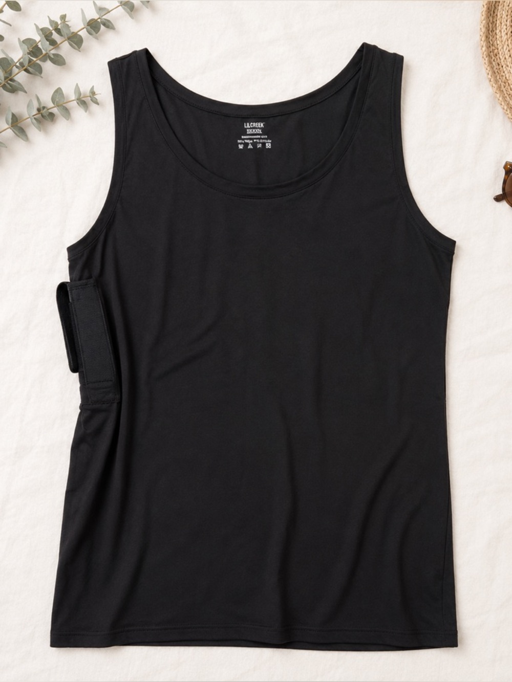 Lilcreek Black Concealed Carry Tank Top Women’s XXXL Stretch Holster Top